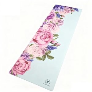 Suede yoga mat
