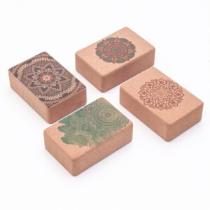 Cork yoga block